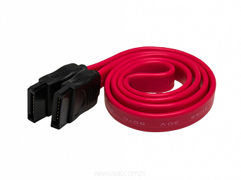 Kabel prosty SATA III wtyk - wtyk 50cm Akyga AK-CA-27