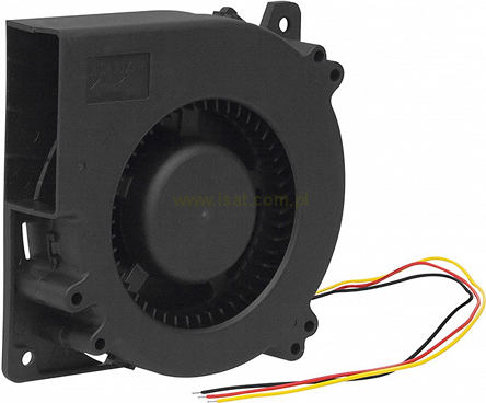 Wentylator turbinowy dmuchawa 24V 120x120x32 łożysko kulkowe