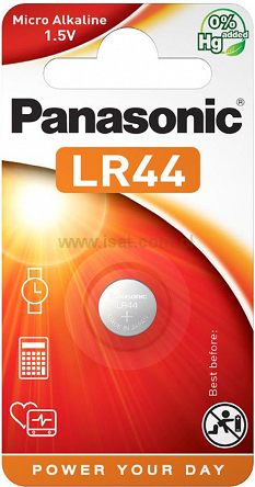 Baterie zegarkowa AG13 LR44 LR1154 alkaliczne Panasonic 1szt