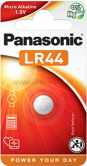 Baterie zegarkowa AG13 LR44 LR1154 alkaliczne Panasonic 1szt