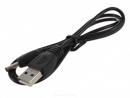 Kabel wtyk USB A -na wtyk rurkowy DC2.1/5.5