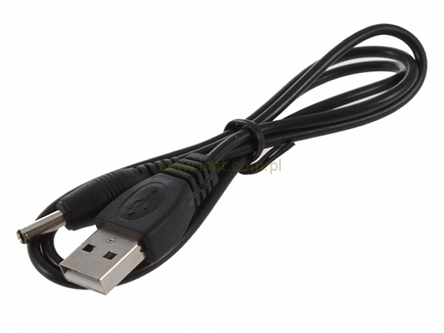 Kabel wtyk USB A -na wtyk rurkowy DC2.1/5.5