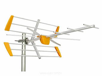 Antena Televes Yagi Edge MIX, 14 elementów pasmo VHF i UHF 