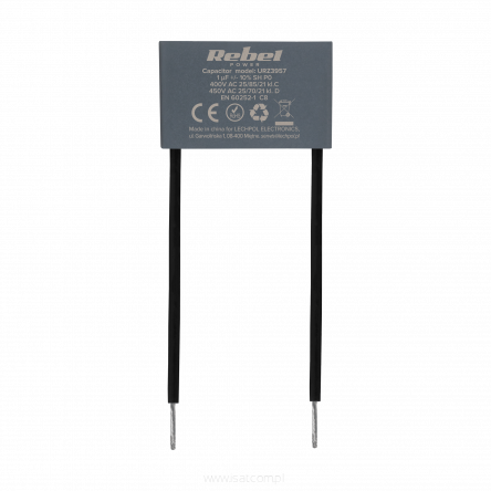 Kondensator rozruchowy MKSP-8 o pojemności 1,0uF 450V do silników jednofazowych