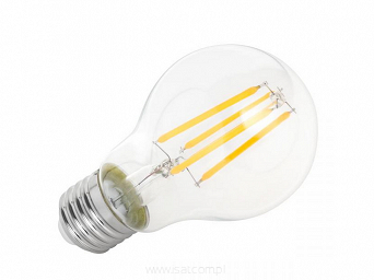 Lampa LED A60 (filament) 6W, E27, 3000K, 230V