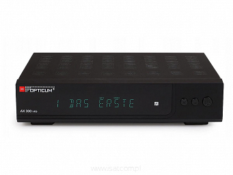 Tuner satelitarny Opticum AX 300 VFD DVB-S2 FTA USB