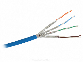 Skrętka komputerowa U-FTP kat.6 RAYDEX drut Cu transmisja do 1Gbps 1m