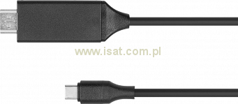 Kabel MHL HDMI - USB typu C 2 m Kruger&Matz