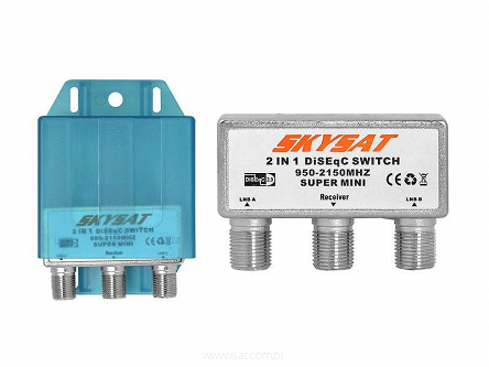Przełącznik Diseqc 2/1 SkySat zewnętrzny