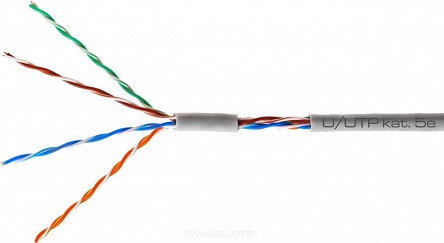 Skrętka komputerowa U/UTP kat.5e 25AWG Conotech 305m