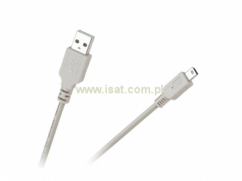 Kabel USB wtyk typu A - wtyk mini 1,8m Canon + filtr