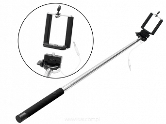 Kijek do zdjęć uchwyt  selfie stick monopod z przyciskiem