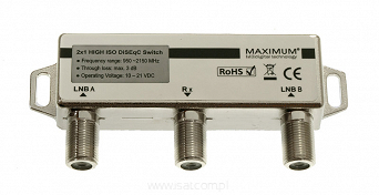 przełącznik Diseqc 2/1 Maximum