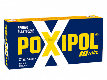 Klej dwuskładnikowy epoksydowy Poxipol 14ml szary