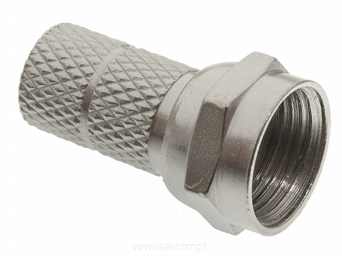 Wtyk złącze typu F 5,9mm nakręcane na kabel RG59