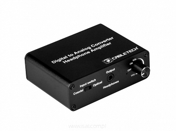 Konwerter DAC audio Toslink - RCA + mini Jack Stereo