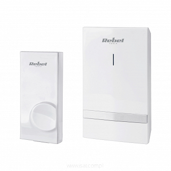 Dzwonek bezprzewodowy do drzwi 230V 48 melodii do 100m IP44