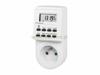Czasomierz cyfrowy programator czasowy do gniazdka 16A 230V