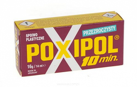 Klej Poxipol przezroczysty metal, szkło guma, drewno, cement, ceramika 