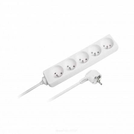 Przedłużacz elektryczny 5xGN+UZ-1,5m/biały