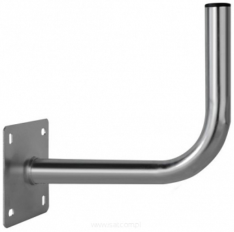 Uchwyt antenowy ścienny murowy 30cm czołowy US 38/300 Corab gięty