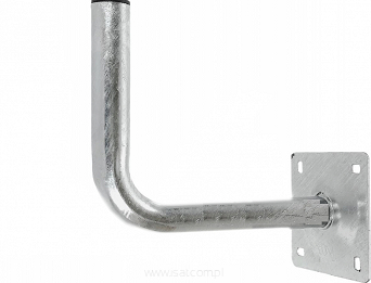 Uchwyt antenowy ścienny murowy 30cm czołowy US 38/300 Corab gięty
