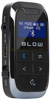 Transmiter samochodowy Bluetooth 5.1 audio AUX IN/OUT 