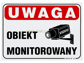 Tablica informacyjna T25x17 awers zewnętrzna samoprzylepna