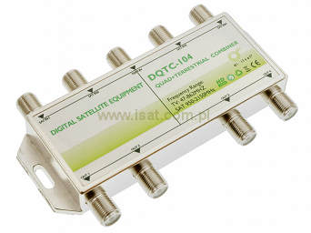 Zwrotnica RTV-SAT Quad DQTC-104 4 wyjścia
