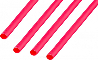 Rurka termokurczliwa 6,5mm 1metr czerwona