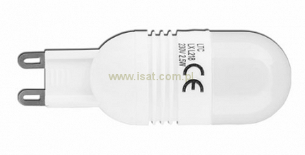 Lampa LED LTC 2,5W 200lm G9 SMD ciepły biały