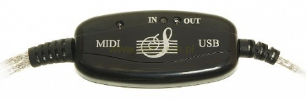 konwerter USB MIDI in/out