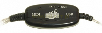 konwerter USB MIDI in/out