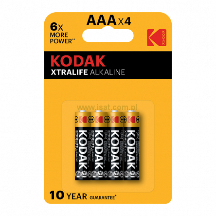 Bateria alkaliczna LR6 (AA), 4 szt., blister, XTRALIFE, KODAK