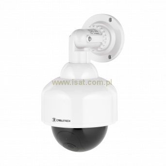 Atrapa kamery obrotowej z LED DK-10 imitacja monitoringu CCTV