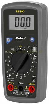 Miernik uniwersalny multimetr REBEL RB-30D