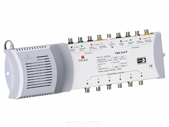 Multiswich Triax 9/6 TMS 9x6 P + zasilacz (2 satelity 6 wyjść)