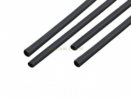 Rurka termokurczliwa 3,5mm 1metr izolacja czarna
