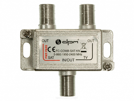 Zwrotnica sumator DPM 5-2400MHz 2 wejścia 1 wyjście