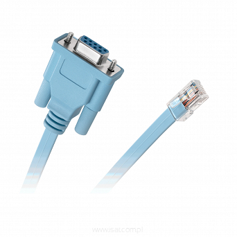 Kabel wtyk RS232 - wtyk RJ45 1,8m