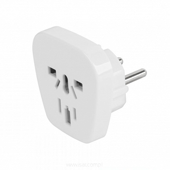 Adapter przejściówka wtyk PL gn.uniwersalne /W