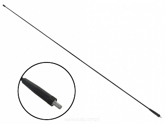 Maszt M6 anteny samochodowej radiowej FM długość 77,5cm, średnica gwintu 6mm