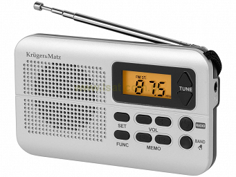 Radio przenośne Kruger&Matz zegar alarm