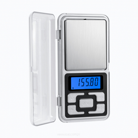 Waga jubilerska zakres 0,01-500g LCD z podświetleniem