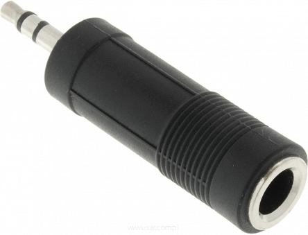 Przejście wt. Jack 3,5mm - gn. Jack 6,3mm stereo