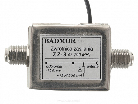 Zwrotnica zasilania ZZ-8 12V 200mA DVB-T