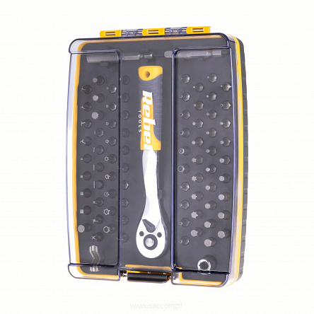 Zestaw z klucza z grzechotką 1/4