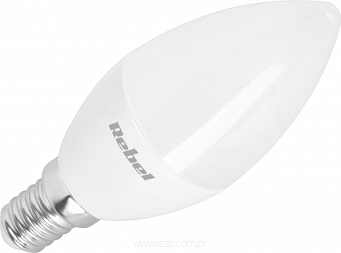 Żarówka LED świeca o mocy 6W E14 światło neutralne