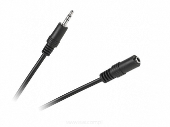 Przedłużacz słuchawkowy wtyk - gniazdo Jack 3,5mm stereo długość 3,0m