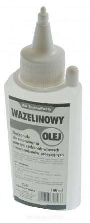 olej wazelinowy oliwiarka